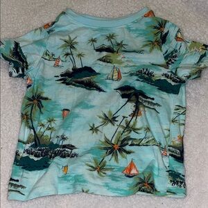 Old Navy Tropical Print Kids Shirt
